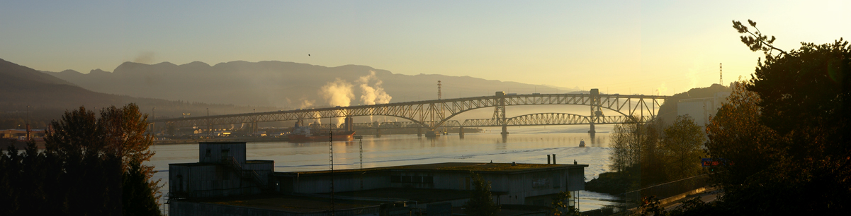 Iron Workers Memorial Bridge: Second Narrows, Vancouver, B.C. Photo A. Sorfleet, 2006.