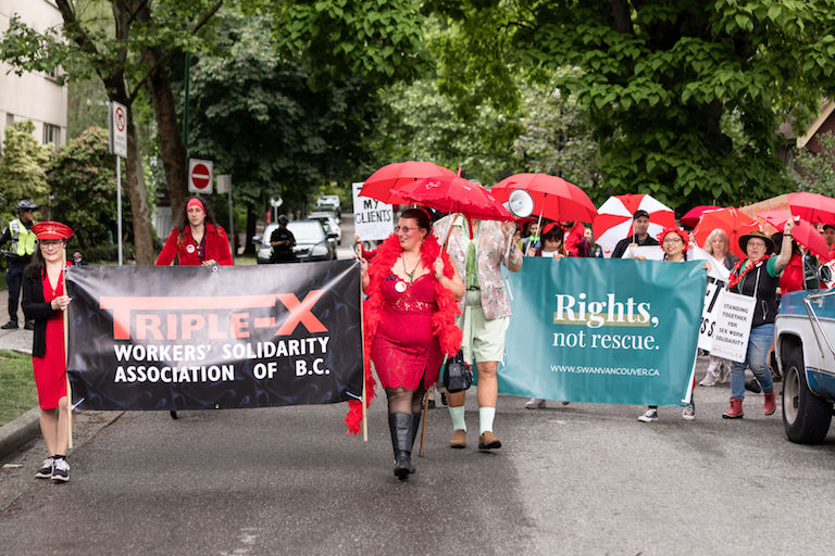 11th Annual Red Umbrella March, Vancouver, June 10, 2023