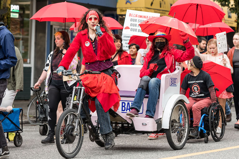 11th Annual Red Umbrella March, Vancouver, June 10, 2023