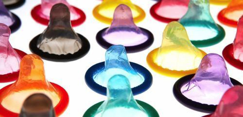 Colourful Condoms