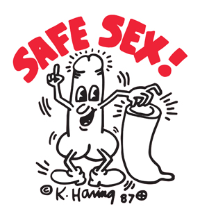 Safe Sex! by Keith Haring
